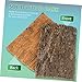 Zerodeko 2PCS Terrarium Cork Bark Background Board, Reptile Tank Tree Backdrop Wall Decor Habitat Climbing Mat Decoration for, Lizard, Turtle, Gecko, Bearded Dragon, Frog