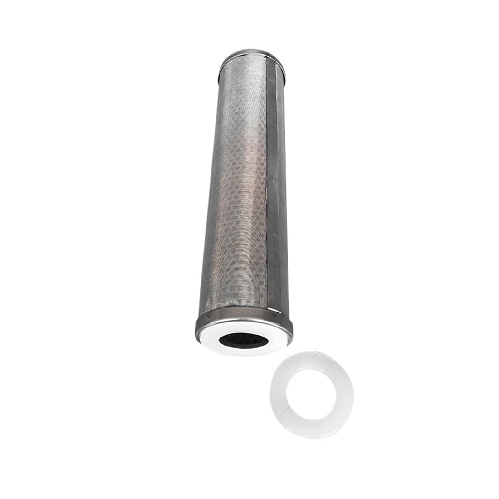 Jjkkozvqf 10Inch-10Um 1Pcs 10 * 2.5Inch Stainless Steel Filter Element, Stainless Steel Filter Cartridge，304 Material，1Um 5Um 10Um 20Um 40Um 50Um 100Um 150U(10Inch-10Um)