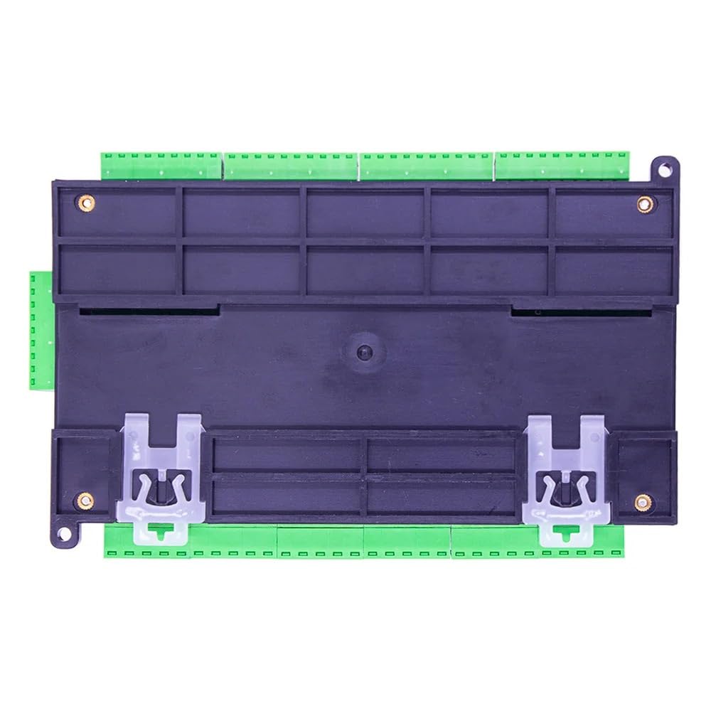 NURII Placa de Control Industrial PLC FX3U-56MR de 32 entradas y 24 Salidas, con Carcasa y relé RTC RTU PLC MODBUS 2 o 6 Canales, Entrada de Alta Velocidad de 60 K(56MR in 2CH 60K)