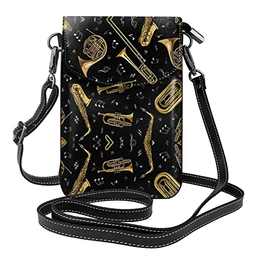 Sac à bandoulière instruments de musique pour femme et fille, taille unique