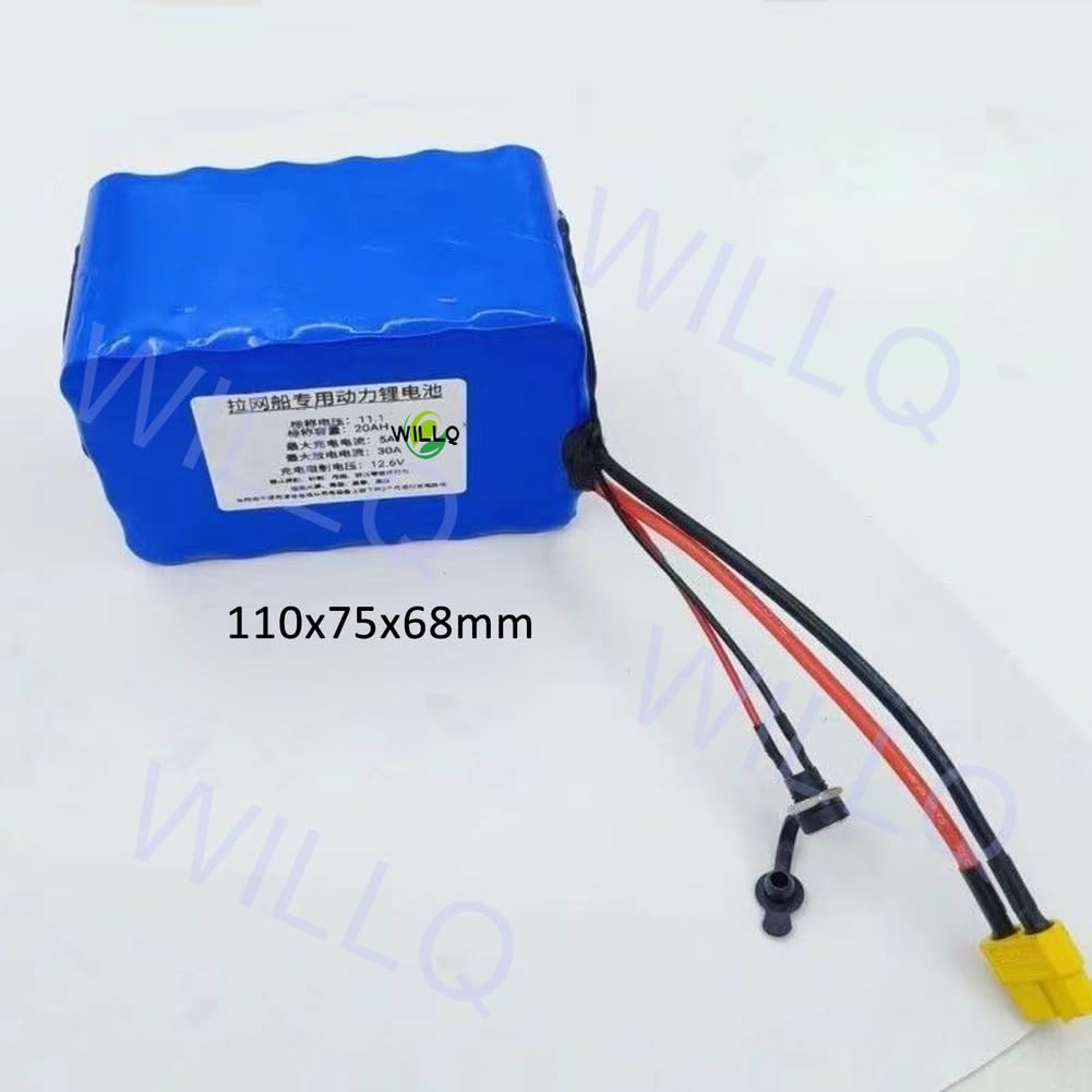 24V 12V 15Ah 20Ah 30Ah Akumulator litowo-jonowy do łodzi Nest Boat Zdalnie sterowany akumulator litowo-jonowy do łodzi z wtyczką DC + XT60