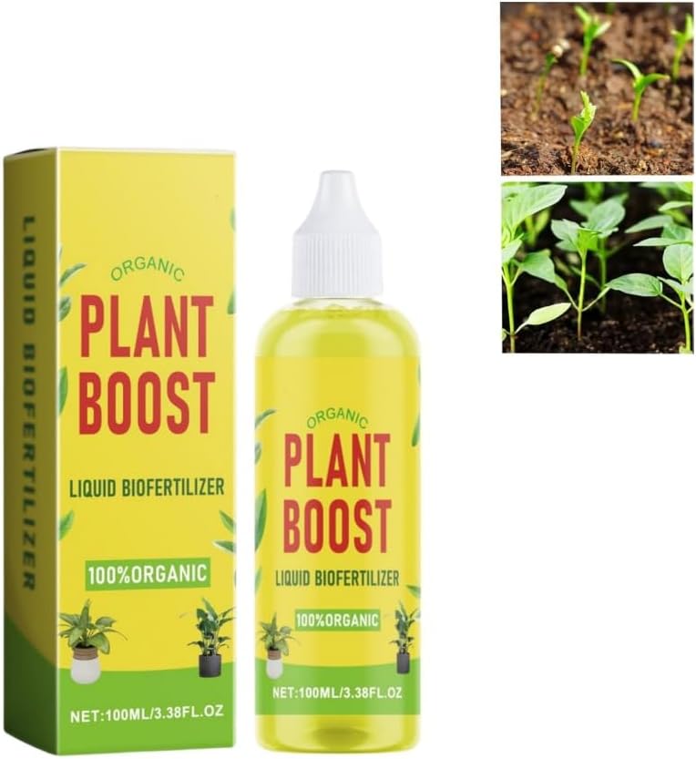 Plant and Flower Activation Liquid Solution - Root Plant Stimulator Grow, Plant Growth Promoter Supplements, Liquid Fertilizer for Seedlings for Spraying Seedlings and Cuttings (1PCS)