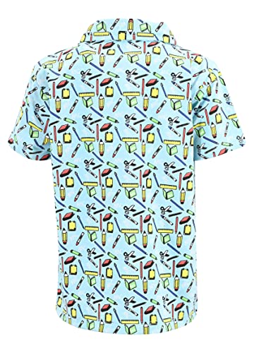 Image of Unique Baby Short Sleeve Collared Boys Polo Shirt, Toddler Kids Polo Shirts