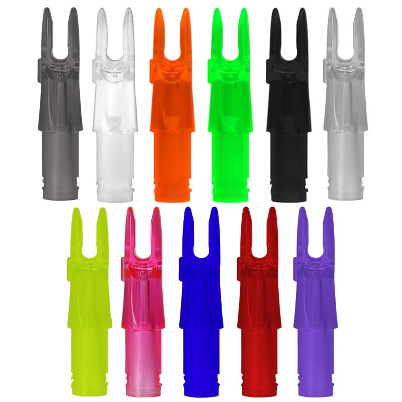Easton Super 3D Nocks Smoke encoche tir à l'arc 3D lot 100 flèches gris