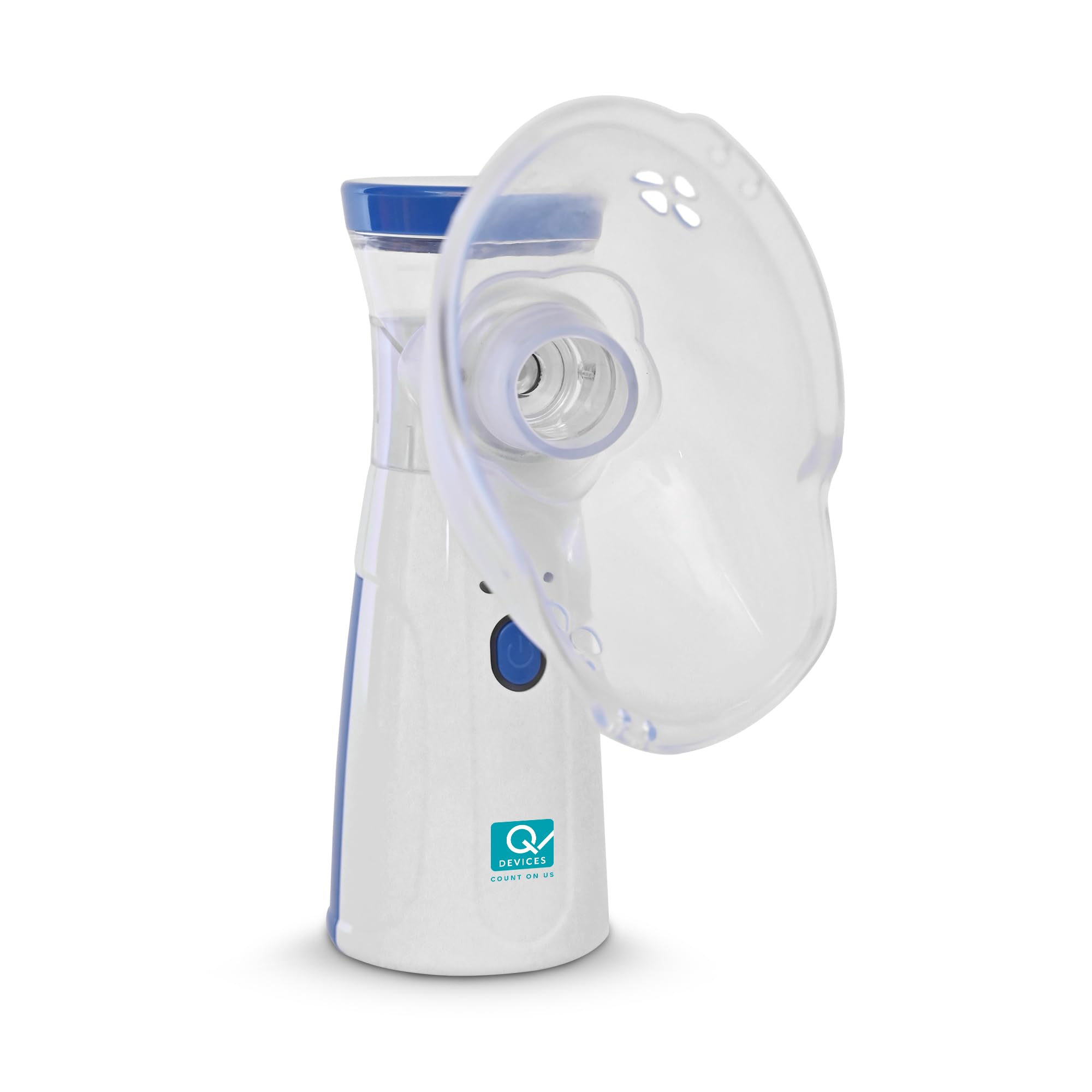 Q DEVICES Portable Mesh Nebulizer, Adaptable for Kids and Adults, Single Button, Battery Powered, Handheld, Rechargeable (B0D1KPJW76) Amazon Price History, Amazon Price Tracker