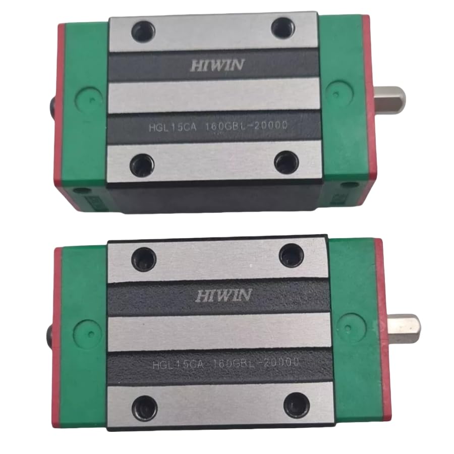 HIWIN Linear Guide HGL15CA HGL15 Block Linear Carriage/Slider/Rail/Guideway Bearings Motion Control for CNC Machine Tools Parts 3D Printer Automation Industry