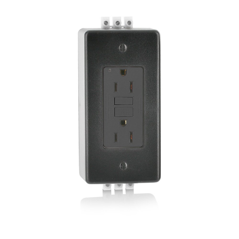Presa Elettrica GFCI Leviton EGFT1-KW Bianca, Resistente Alle Manomissioni – Confezione Da 10 Pezzi - Foto 6