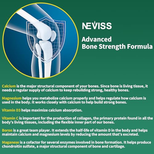 Neviss NV-ALGAECAL-GUMMY Algae Calcium Gummies 600Mg With Vitamin D3, C, Magnesium, Boron, Manganese, Plant-Based Calcium Supplement For Bone Health & Strength, Minerals Complex, Gentle Digestion, Sugar Free thumb #3