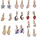 10 Paire Clip Boucle d'Oreille Enfants, ZoneYan Boucles d'Oreilles pour Fille, Boucles d'Oreilles Princesse, Accessoires de Bijoux pour les Filles Party Dress Up, Cadeau d'Anniversaire