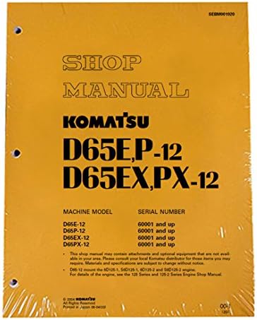 Komatsu D65E-12, D65P-12, D65EX-12, D65PX-12 Workshop Repair Manual