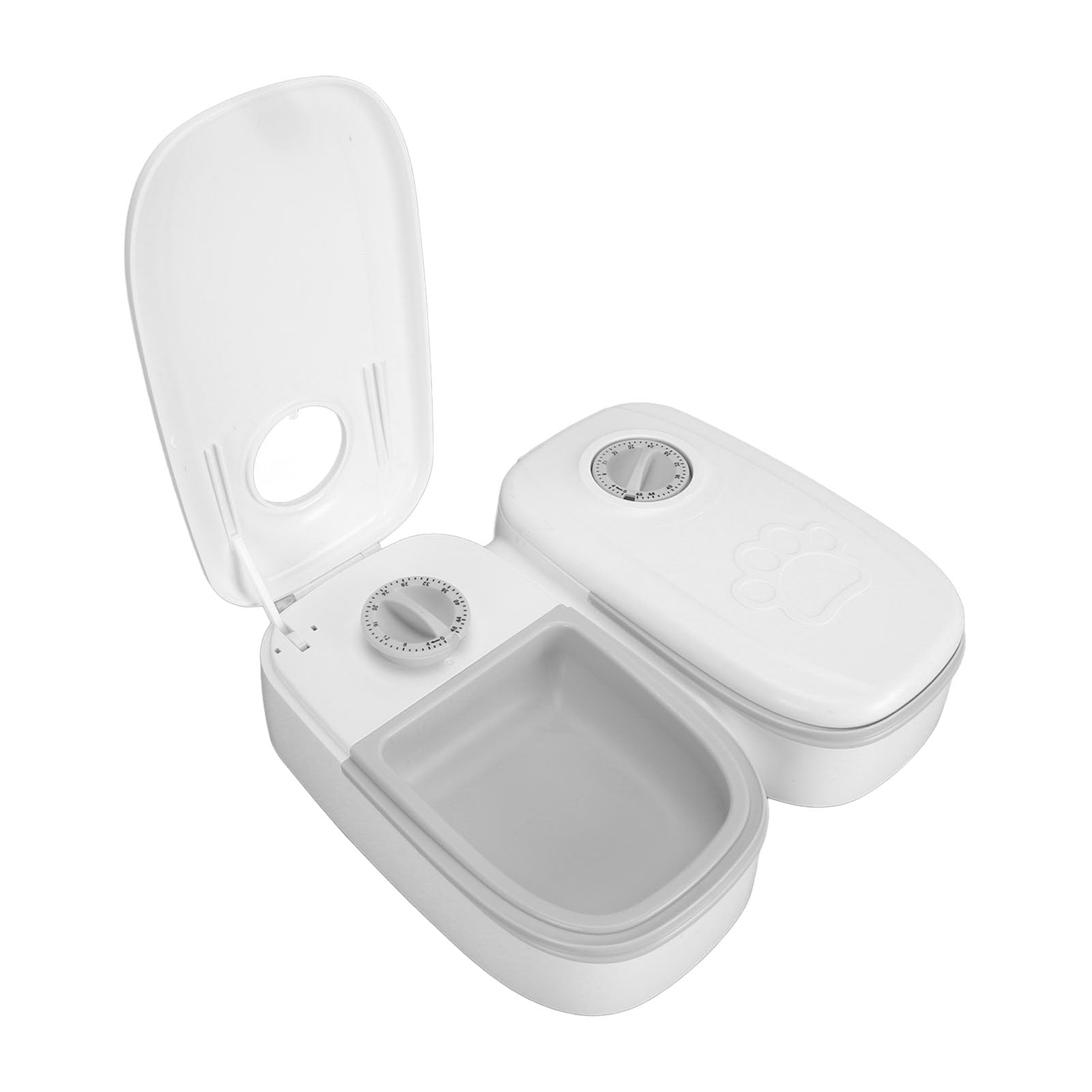 Alimentatore Automatico per Cani Alimentatore per Animali (GRAY)
