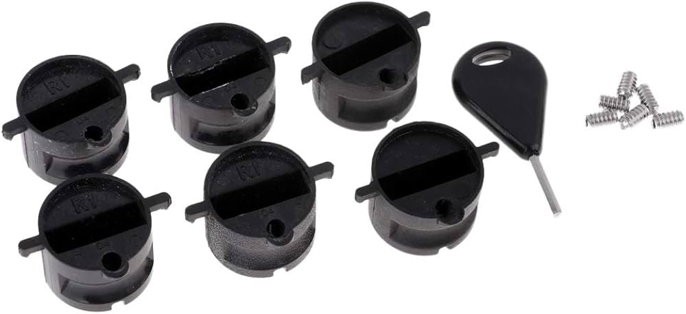 Amazon | FLAMEER 6本 サーフフィン FCSキー付き 止めねじ付き FCS