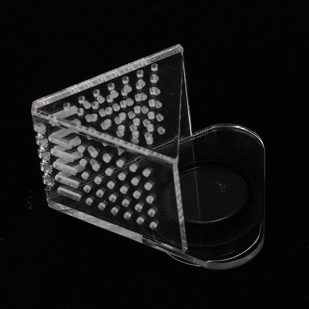 Fydun Aquarium Red, Feeding Cup Acrylic Strong Magnetic Fish Feeder Automatic Feeders Container Holder for and Food Feed Tool
