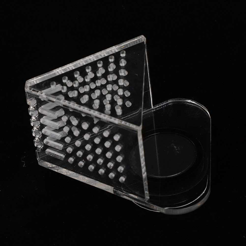 Aquarium Feeder, Acrylic Fish Feeder Fish Feeder Brine Shrimp Food Feeding Cup Aquarium Transparent Acrylic Feeding Container Aquarium Fish Food Dispenser for Aquarium Accessories