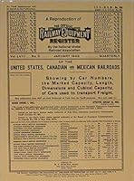 Reproduction of The Official Railway Equipment Register of the United States, Canadian and Mexican Railroads Vol. LVIII No. 3 January 1943 0964705044 Book Cover