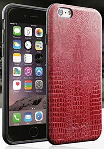 iPhone 6 Crocodile Alligator Skin Luxury Slim Fit Cell Phone Case Cover Rose