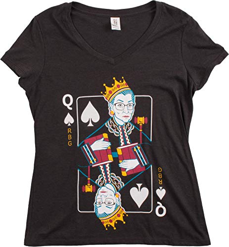Queen R.B.G. Funny Progressive Liberal Ruth Bader Ginsburg Women RBG T-Shirt
