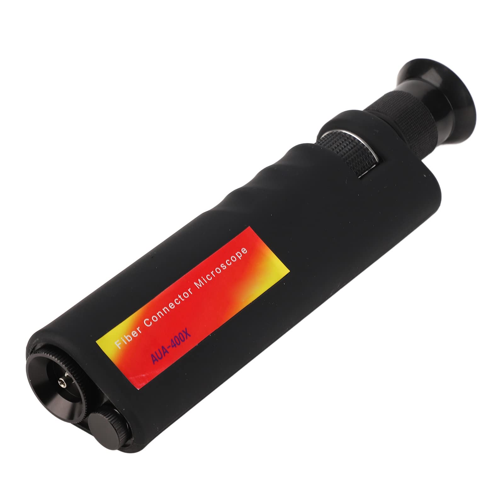 FTVOGUE Ręczny Mikroskop światłowodowy, Lupa światłowodowa 400X z Korpusem ze Stopu Aluminium ABS, do Kontroli SC FC ST LC, Złącza 2,5 Mm i 1,25 Mm dla Techników