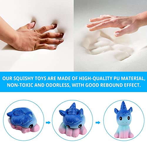 ANBOOR Einhorn Squishies im 2er-Set aus Slow-Rising-PU-Schaum – Bild 3