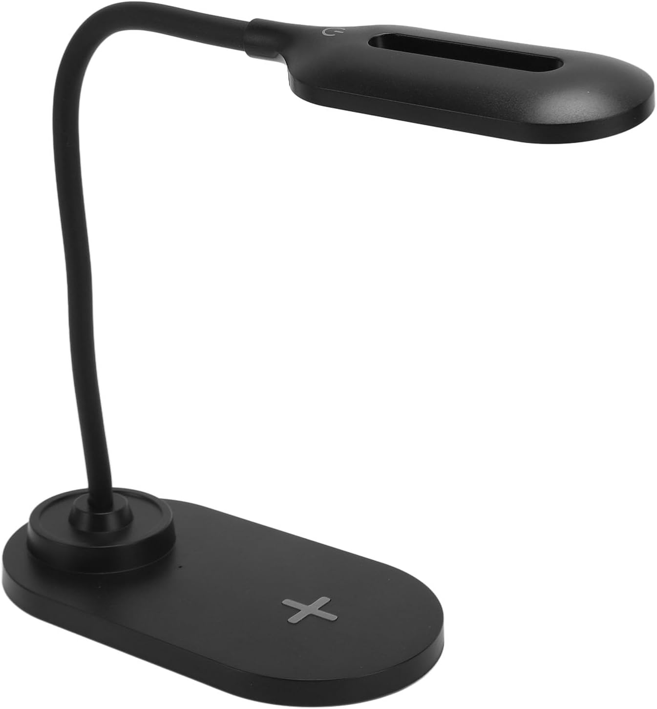 VBESTLIFE LED Desk Lamp with Charger, Charging, Flexible Lamp, 3 Levels Light Adjustable, Touch Control, Desk Lamps for Home Office (Black)