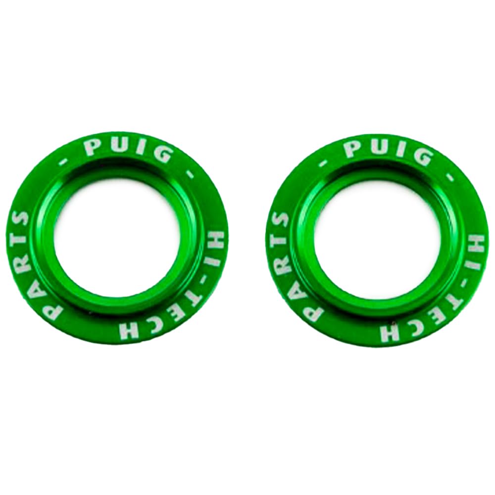 Puig Anodized Aluminum Rings Set 20025V Green for PHB19 Axle Slider