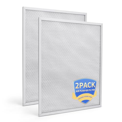 203368 F300E F50F Air Pre-filter Compatible with Honeywell Electronic Air Cleaner F300A1625 F300E1019 F50F1073ï¼Œ16x 12.5 Aluminum Air Filter,2 Pack