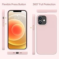 Vista 1544 de Miracase Funda diseñada para iPhone 13 Pro Max con protector de pantalla, [forro de microfibra suave antiarañazos], funda protectora de silicona