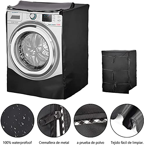 Wasmachineovertrek, afdekking voor wasmachines, wasmachine stofbescherming, wasmachine voorlader. - Image 7