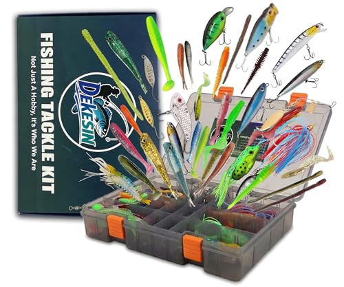 DEKESIN Bass Fishing Tackle Kit 226pcs Multi-Species Lures Box Set