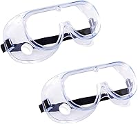 Vista 2 de YunTuo Paquete de 2 gafas de seguridad y 6 pares de protectores laterales para gafas de ojos, gafas de seguridad con lado para protección ocular