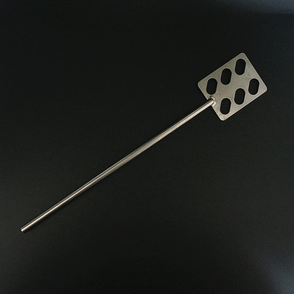 Varilla agitadora superior, paleta cuadrada de acero inoxidable 304