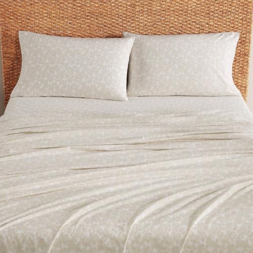 Image of Martha Stewart - Cotton Percale Queen Sheet Set with Pillowcases