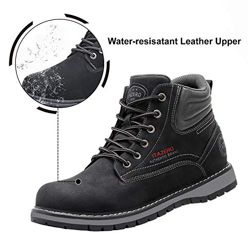 Bota masculina de caminhada Centipede Demônio para atividades ao ar livre, de couro, respirável, cam