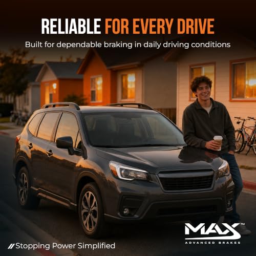 Image of Max Advanced Brakes Front & Rear Brake Kit For Subaru Forester
