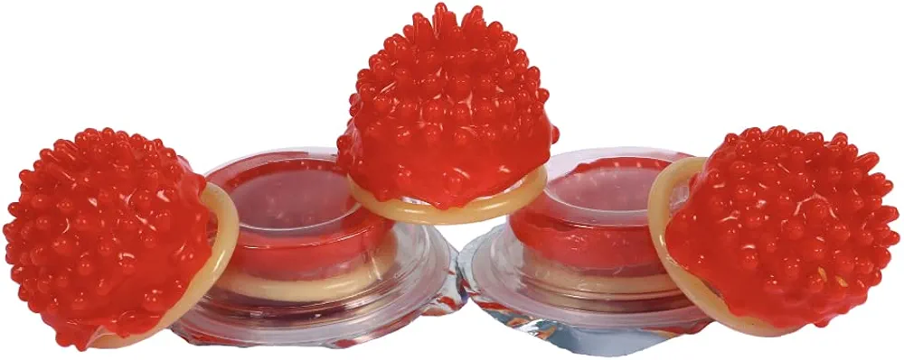 OSQUI Ultra Thin Ribbed Dotted Condom for men pack of 6