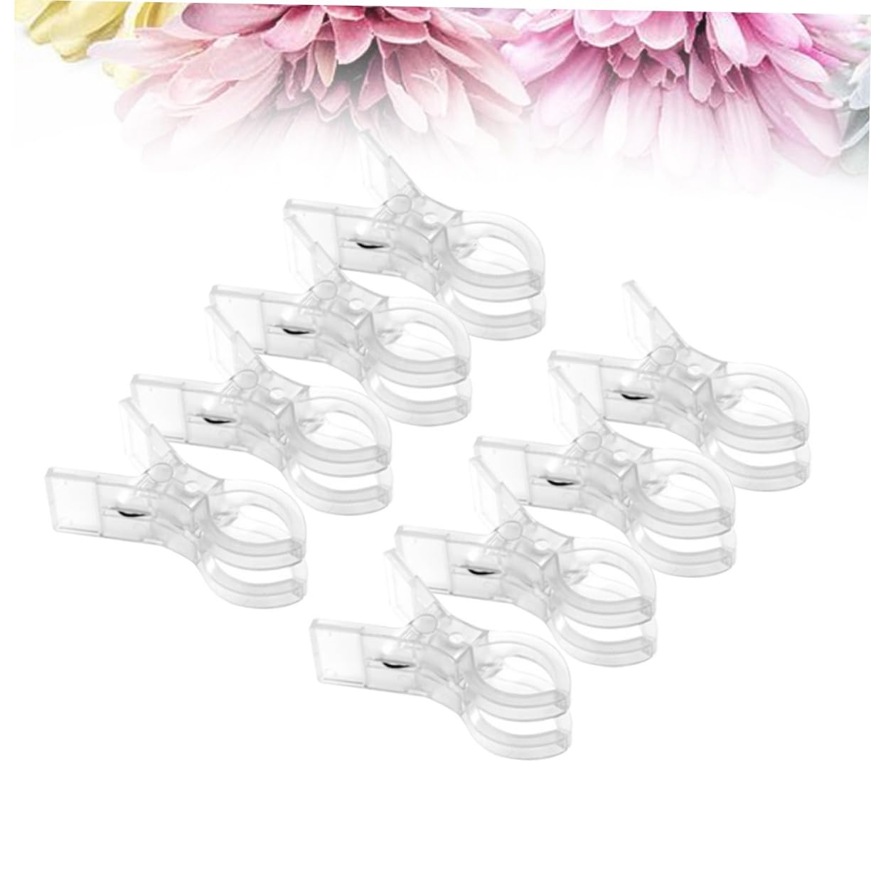 24piezas Clips De Toalla Jumbo Transparentes Resistentes Al Viento para Secar Ropa y Asegurar Toallas Sillas De Playa o Tumbonas