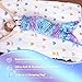 Catalonia Kids Mermaid Tail Blanket, Super Soft Plush Flannel Sleeping Snuggly Blanket for Girls, Galaxy, Fish Scale Pattern, Kids Gift Idea
