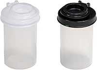 Vista 2 de BRAZZA Salero y pimentero, a prueba de humedad, sin BPA y hermético (2 pequeños)