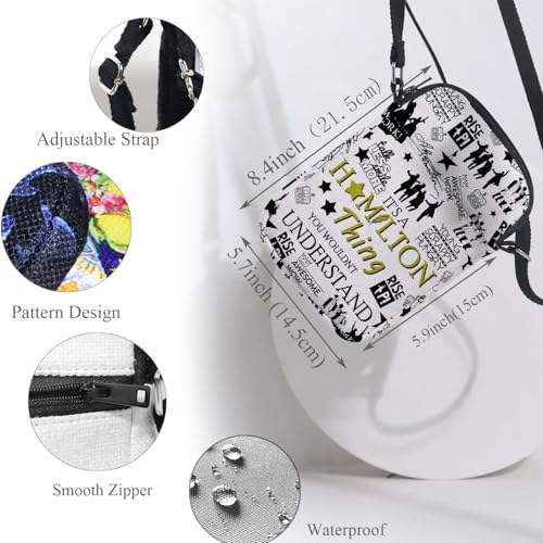 MAOFAED Musical Lover Gift, Musical Theatre Gift, Drama Teacher Gifts, Crossbody Bag for Actress2