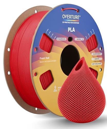 Filament OVERTURE PLA RED