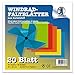 Ursus- Film coloré pour éolienne-20 Feuilles en 5 Couleurs : Jaune, Orange, Rouge, Bleu, Vert, Environ 9,8 x 9,8 cm-Épaisseur du Papier : 150 microns-pour créer des moulins à Vent, 17306899