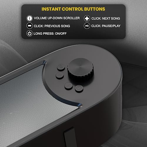 Image of MAKPOWER Rhythm 25W Bluetooth Soundbar Speaker with Woofer, Deep Bass, Bluetooth 5.3, USB, TF Card & AUX Support, 6 Hours Playtime, Portable Wireless Sound Bar for TV, PC & Mobile
