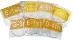Clifton 5 pack Chaîne de guitare acoustique chaîne de guitare Western Chaîne de Guitare en acier Chaîne de la lumière tension pour les joueurs débutants (chaînes de guitare acoustique)