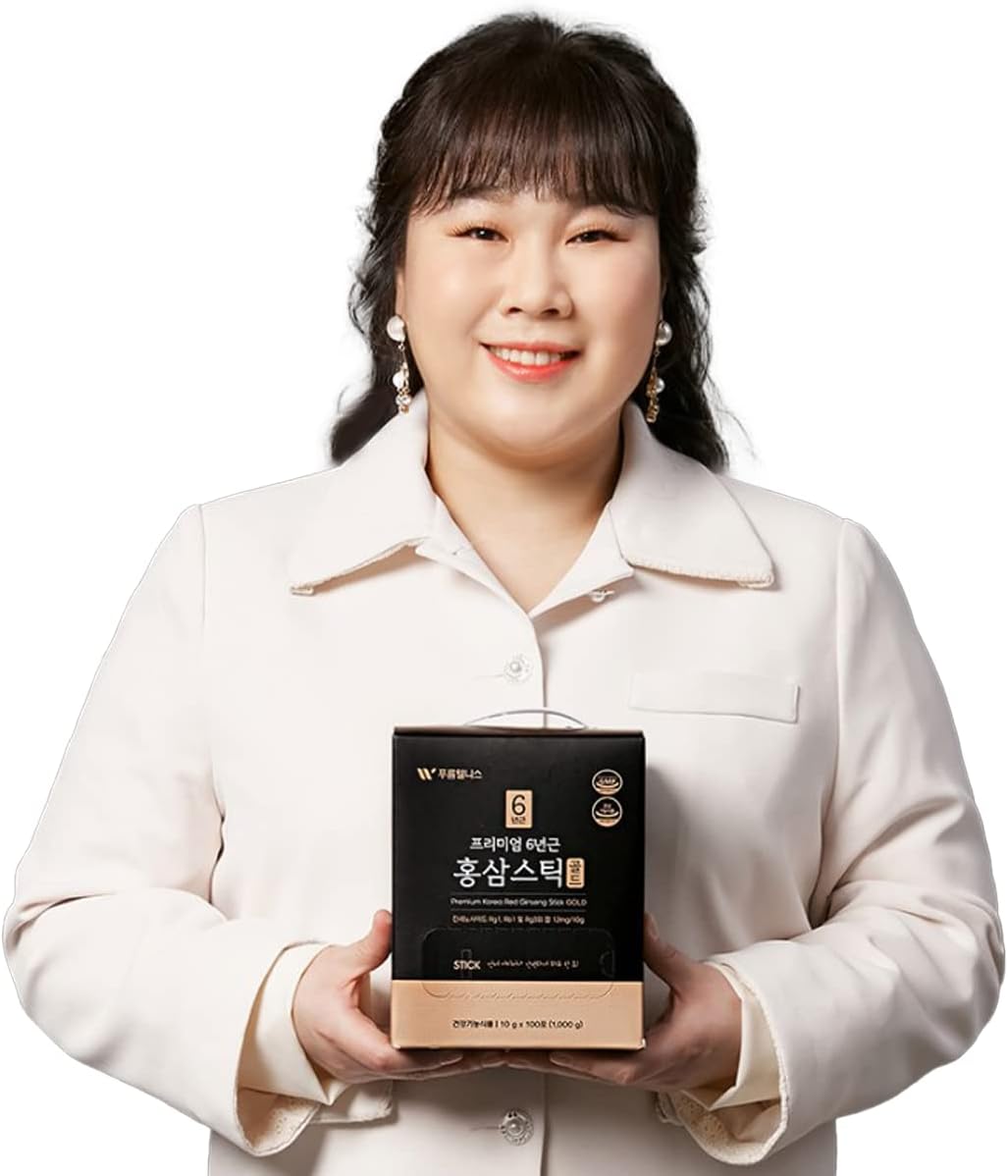 Prumwellness Korean Red Ginseng Sticks – 100-Pack Premium Red Ginseng Sticks – Liquid Portable Sticks with Korean Red Ginseng Extract No Preservatives(Red Ginseng홍삼스틱 [Ginsenoside 3mg]) : Health & Household