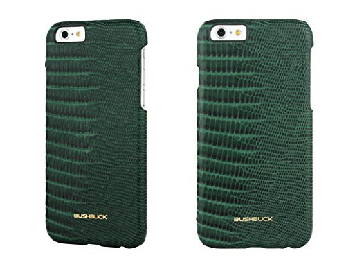BUSHBUCK [Genuine Leather Case Compatible with iPhone 6/6s Lizard Green IP6LZGN
