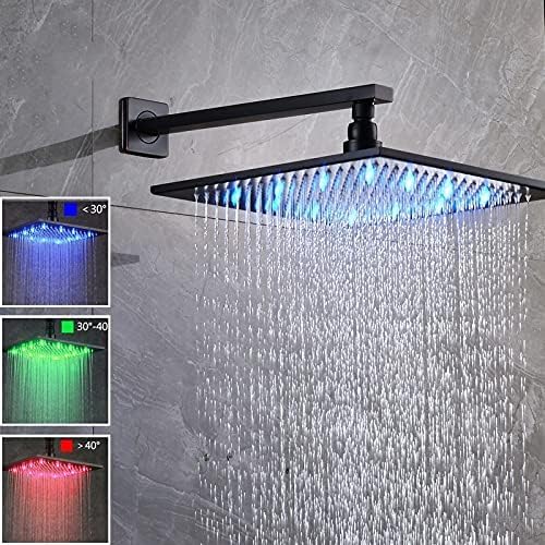 Ensemble de douche noir anticalcaire pour éliminer la fatigue et le stress - 5