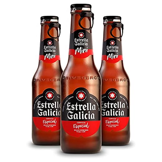Cerveza Estrella Galicia Mini pack de 12 botellas de 20cl.