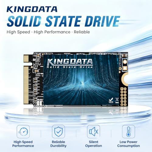 KINGDATA M.2 2242 SSD 128GB 3D NAND TLC PCIe 3.0x4 NVMe 22x42mm