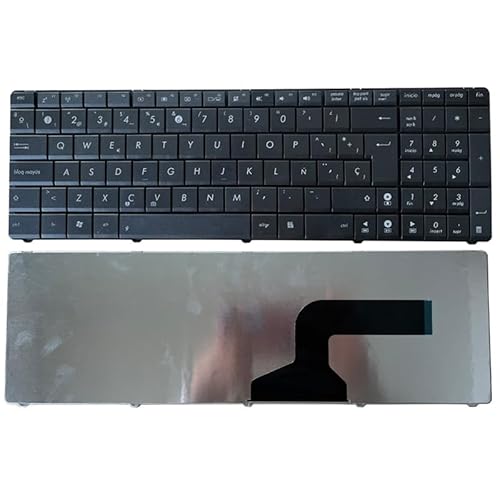 Spanish Keyboard For Asus N50 N53S N53SV K52F K53S K53SV K72F K52 A53 A52 U50 G51 N51 N52 N53 G73 black SP Laptop Keyboard