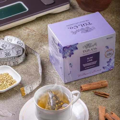 Image of TGL Co.Slim Line Green Tea Infusion (16 Tea Bags)|Rich in Anti Oxidant | Refreshing | No Artificial flavor | Improve Digestion